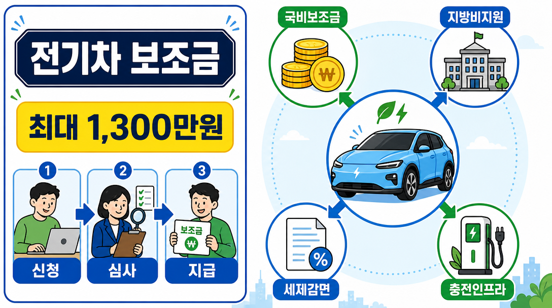 전기차 보조금 신청 방법과 지원 금액 완벽 정리
