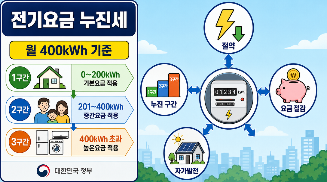 전기요금 누진세 계산 방법과 절약 꿀팁 정리